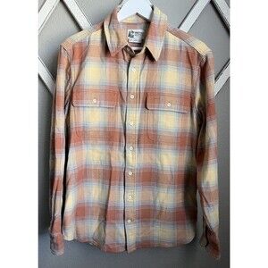 Marmot x Taylor Stitch Men's M Long Sleeve Heavyweight Plaid Flannel Shirt